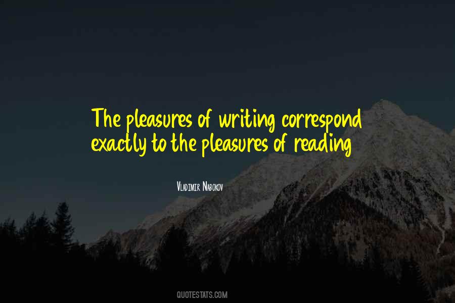 Quotes About Pleasure Of Reading #941975