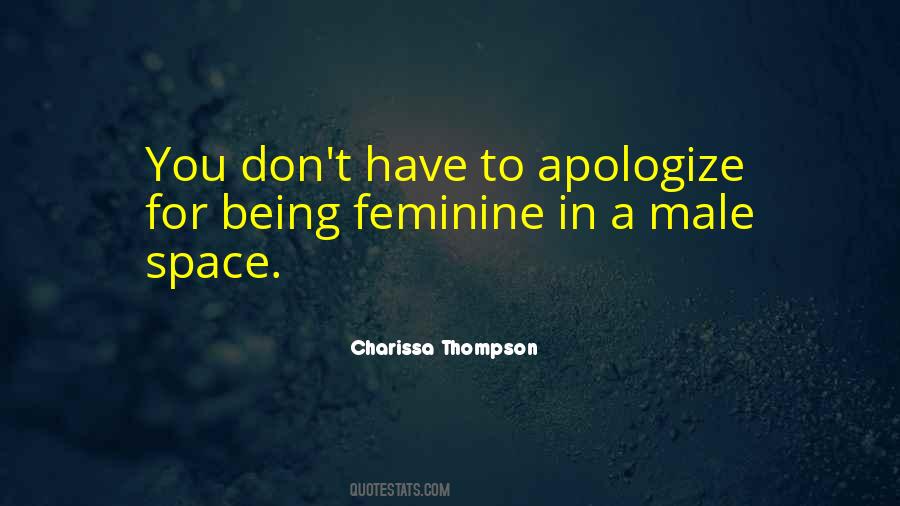 Quotes About Feminine #1310400