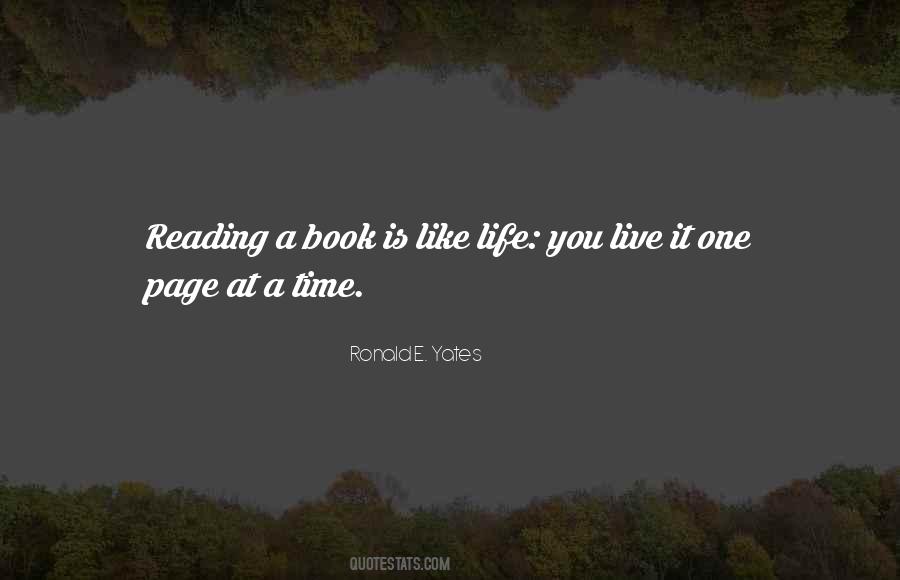 Quotes About Life Like A Book #1094235