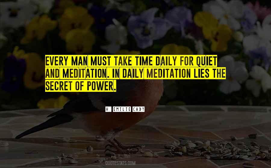 Quotes About Quiet Time #151591