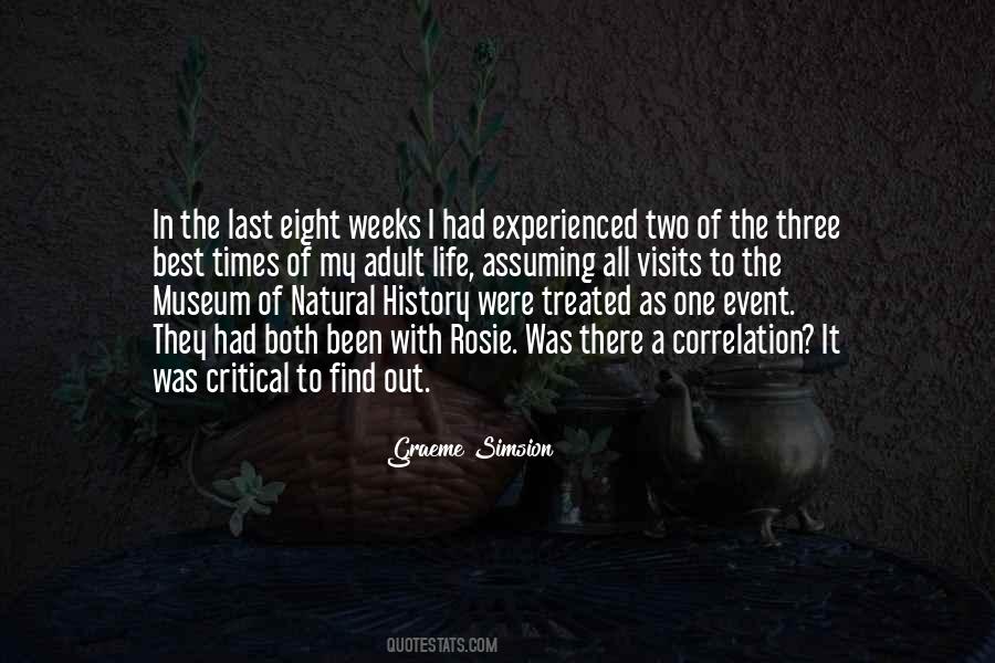 Quotes About The Museum Of Natural History #146650