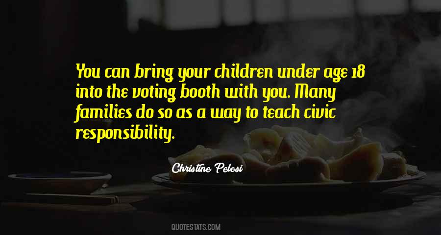 Quotes About Age Of Responsibility #493793