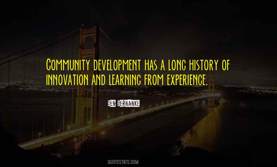 Quotes About Community Development #1177157