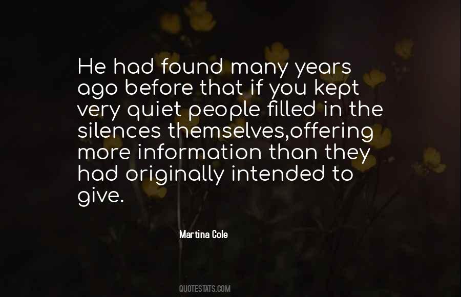 Quotes About Quiet People #1742924