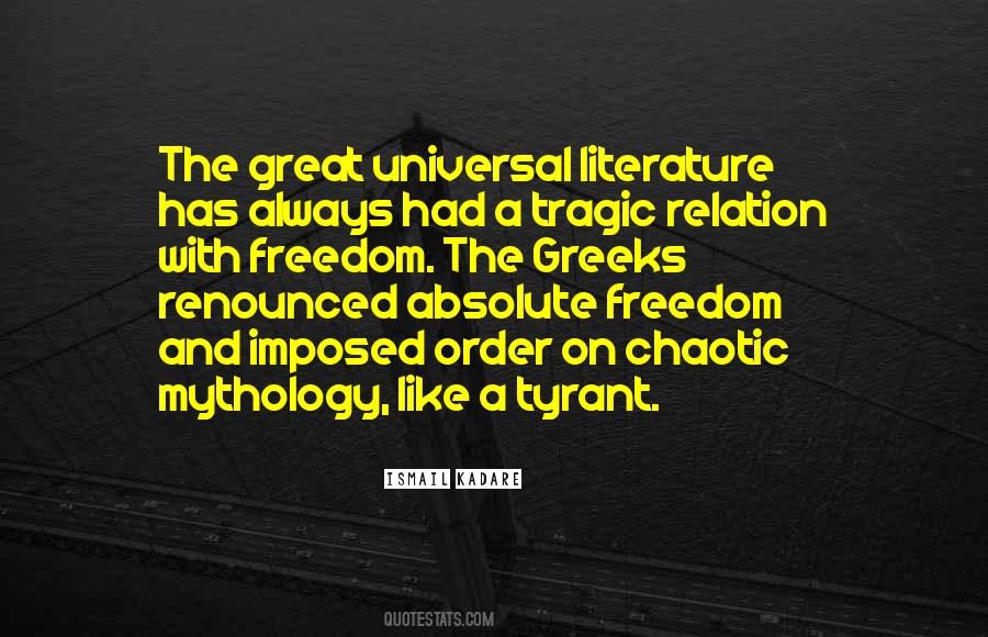 Quotes About Universal Literature #1038205