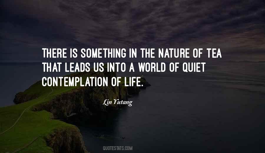 Quotes About Quiet Contemplation #1255651