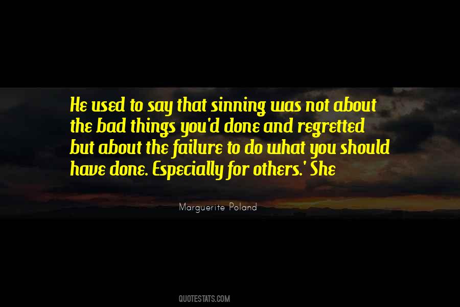 Quotes About Sinning #1347629