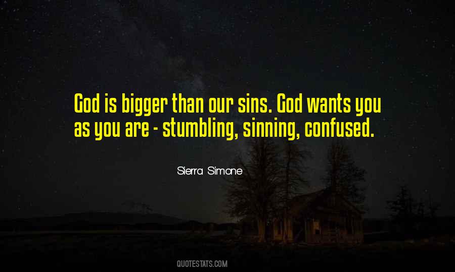 Quotes About Sinning #6187