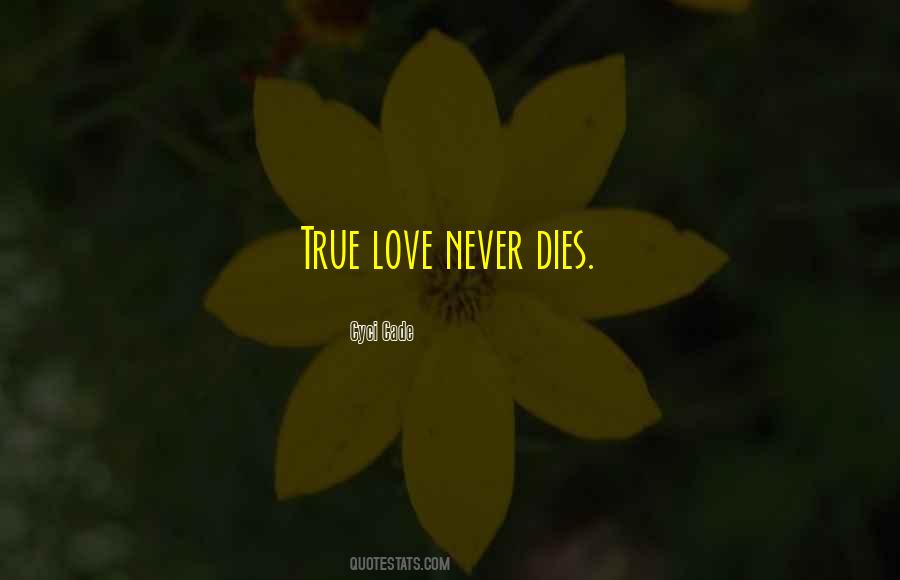 Quotes About Love That Never Dies #1654818