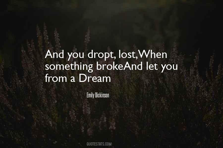 Lost Dream Quotes #1197215