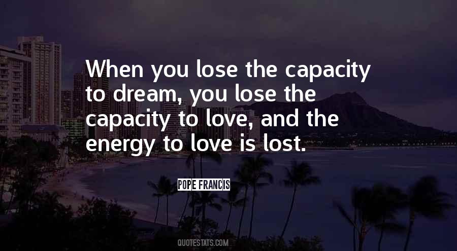 Lost Dream Quotes #223193