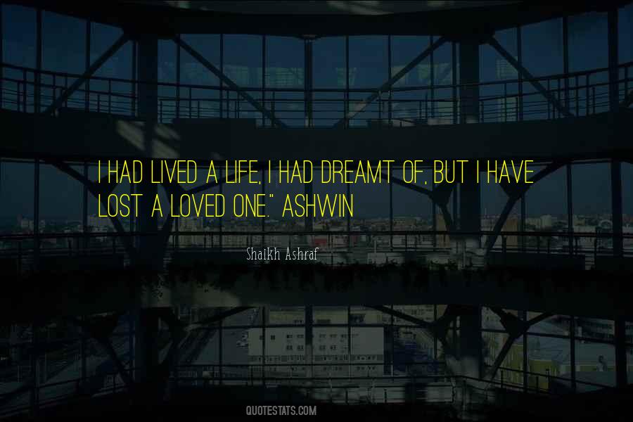 Lost Dream Quotes #80534