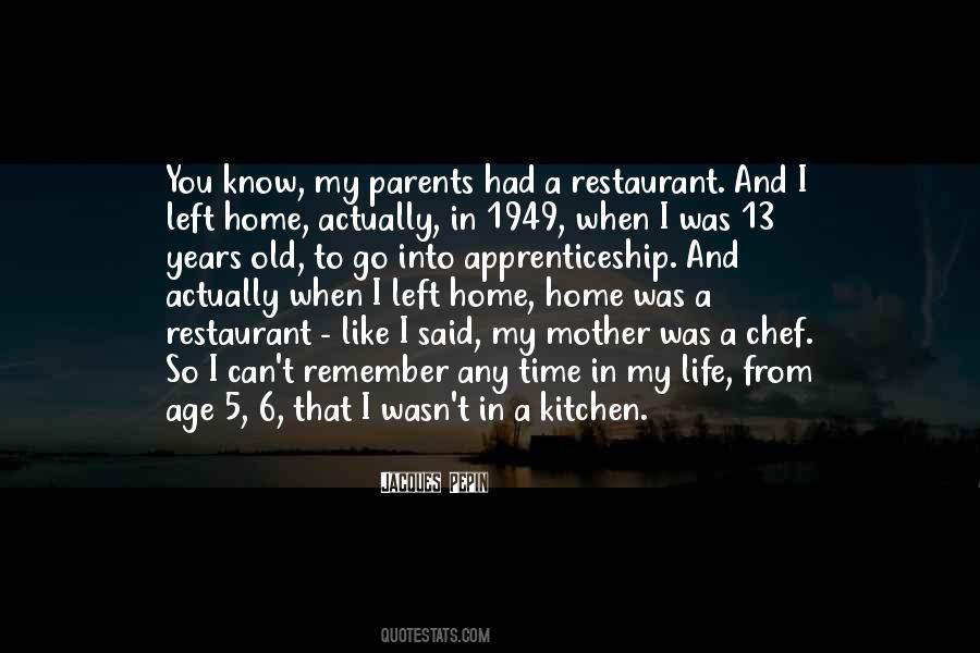 Parents Home Quotes #209130