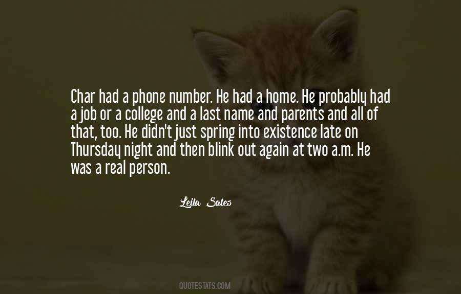Parents Home Quotes #303658