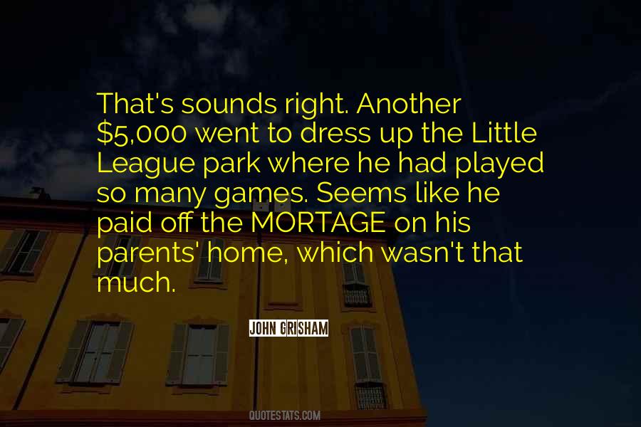 Parents Home Quotes #870079