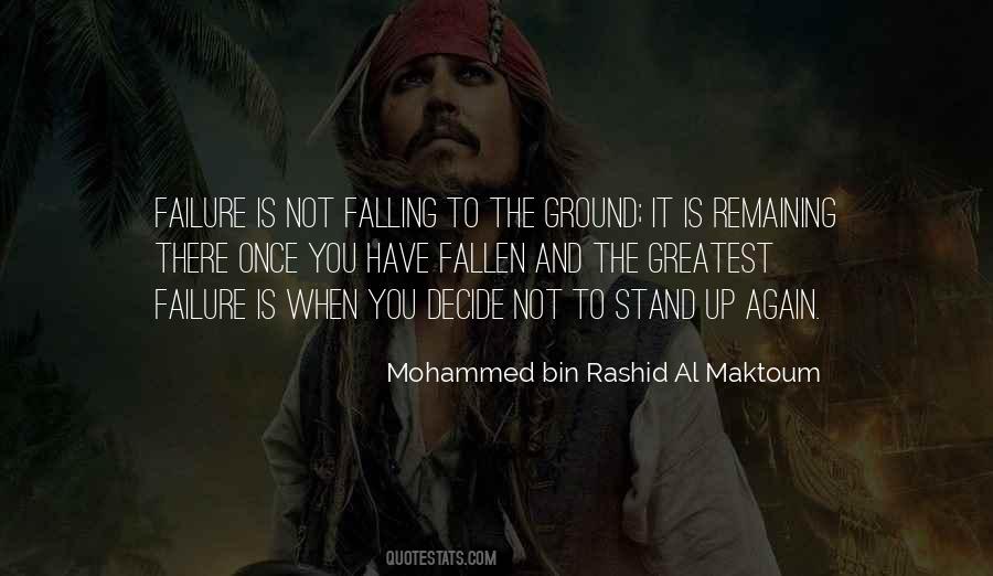 Quotes About Falling On The Ground #1765489