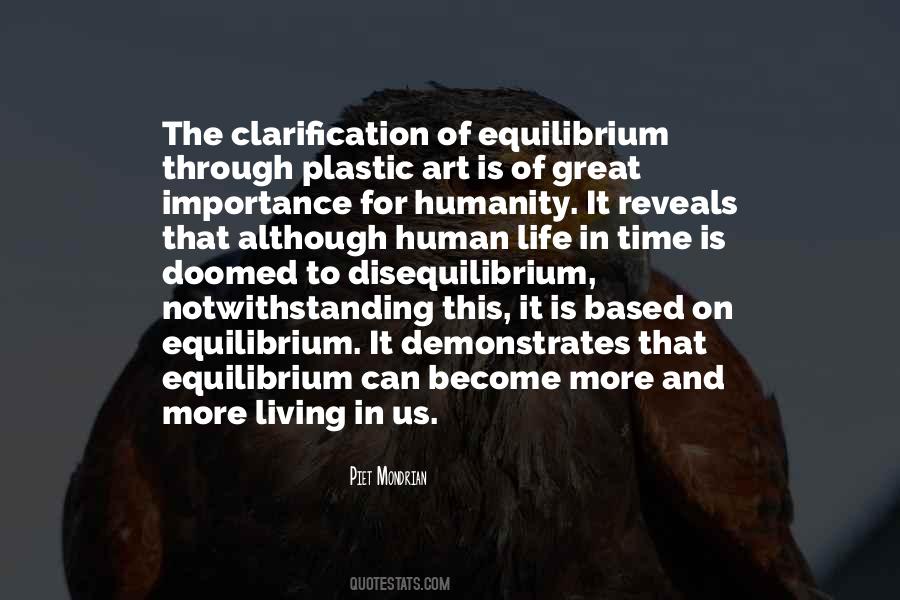 Quotes About Equilibrium #1258897