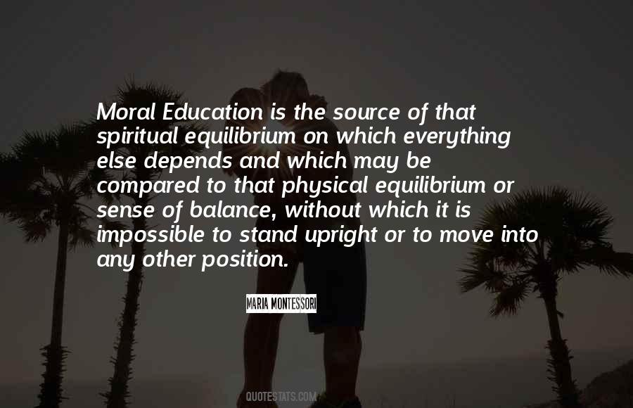 Quotes About Equilibrium #1377243