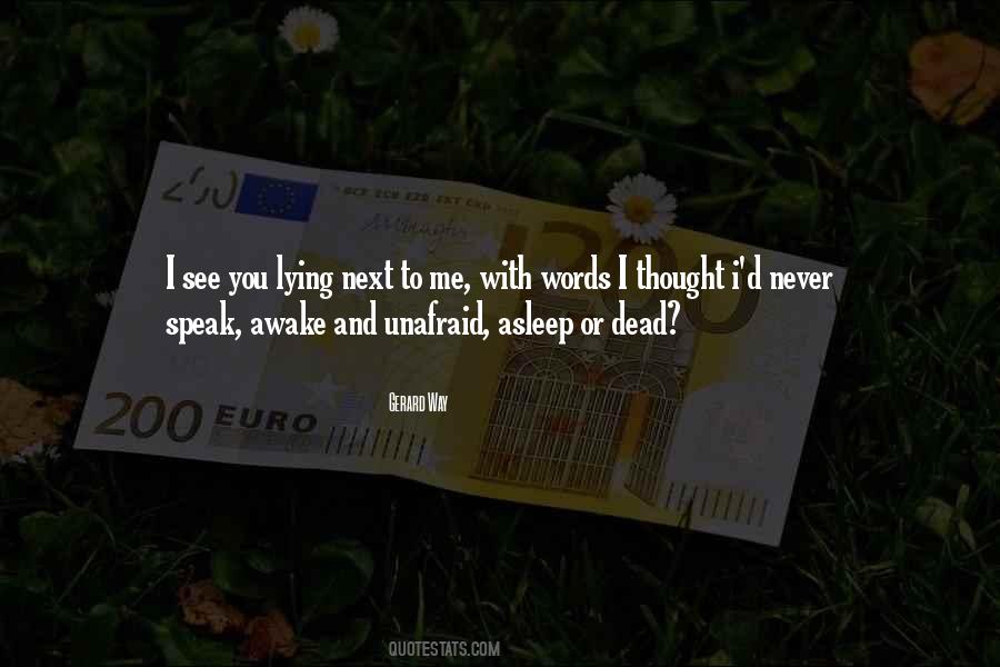 Quotes About Lying Next To You #234414