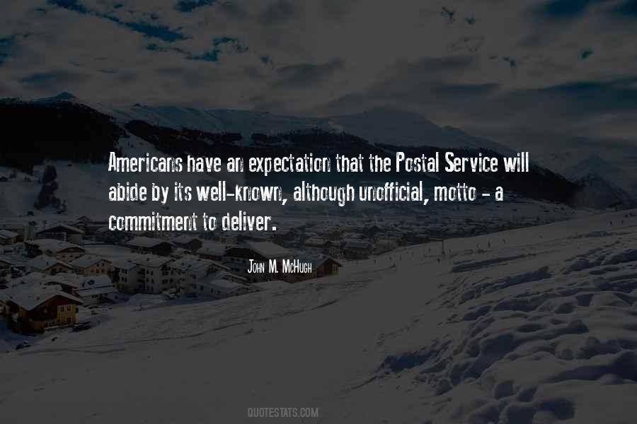 Quotes About Postal Service #232110