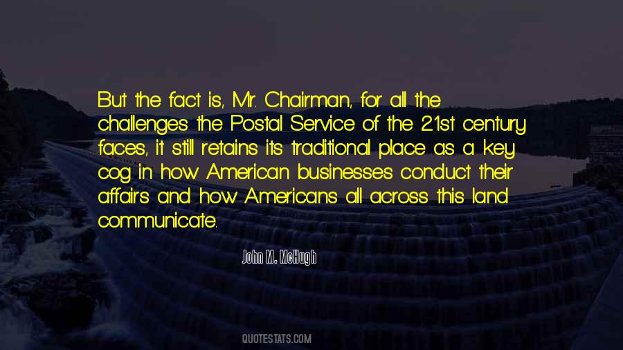 Quotes About Postal Service #490623