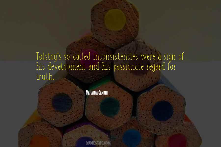 Quotes About Inconsistencies #1463166