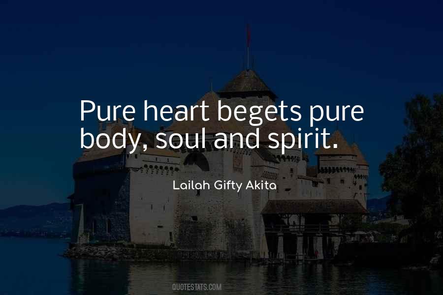 Pure Spirit Quotes #169648