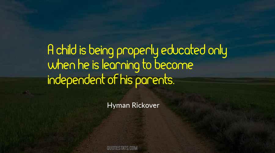 Quotes About A Child's Education #398045