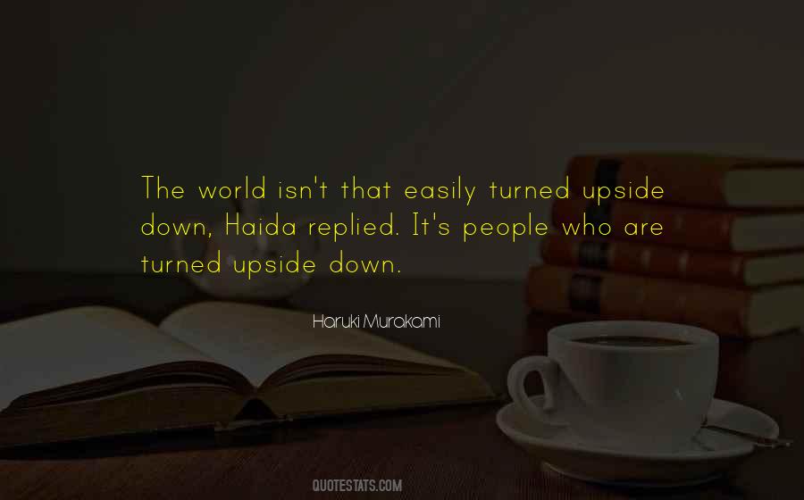 Quotes About Upside Down #1181050