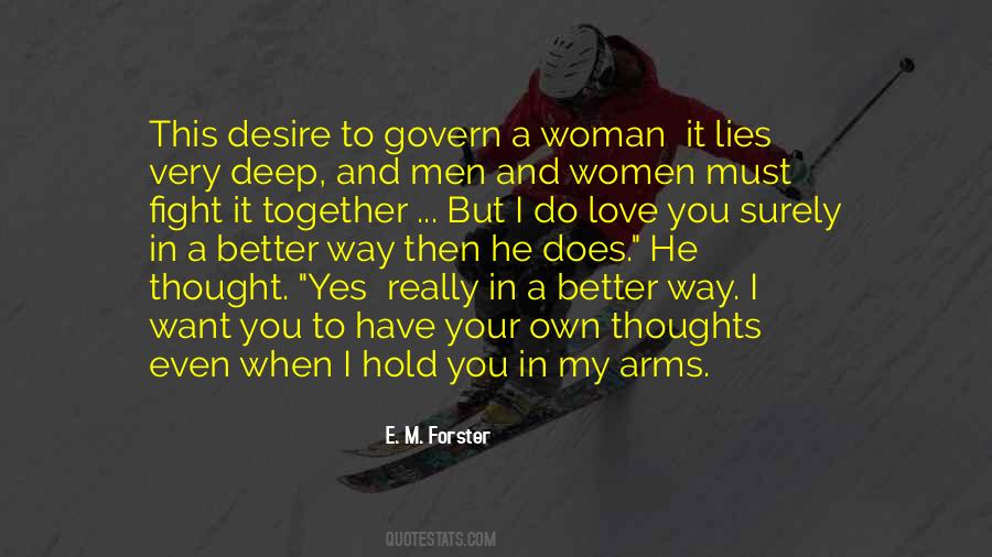 I Want A Woman Quotes #97441