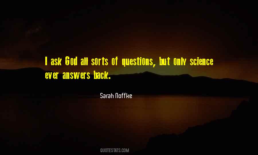 Quotes About Questions With No Answers #67447