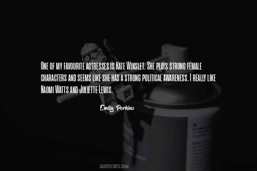 Quotes About Strong Female Characters #142807