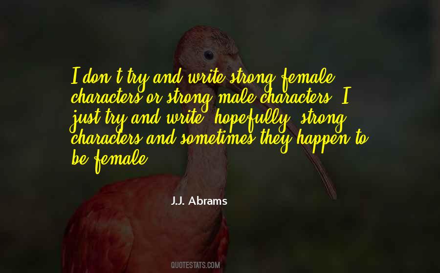 Quotes About Strong Female Characters #199480