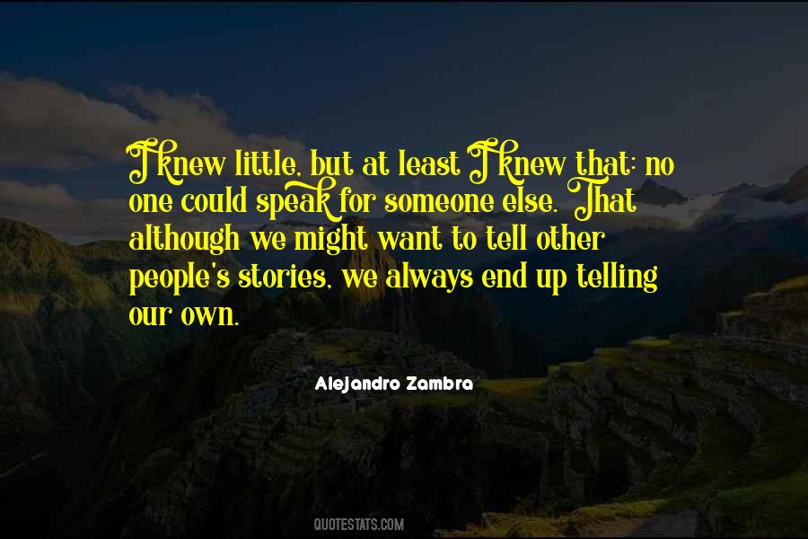 Quotes About Telling Our Stories #1242490