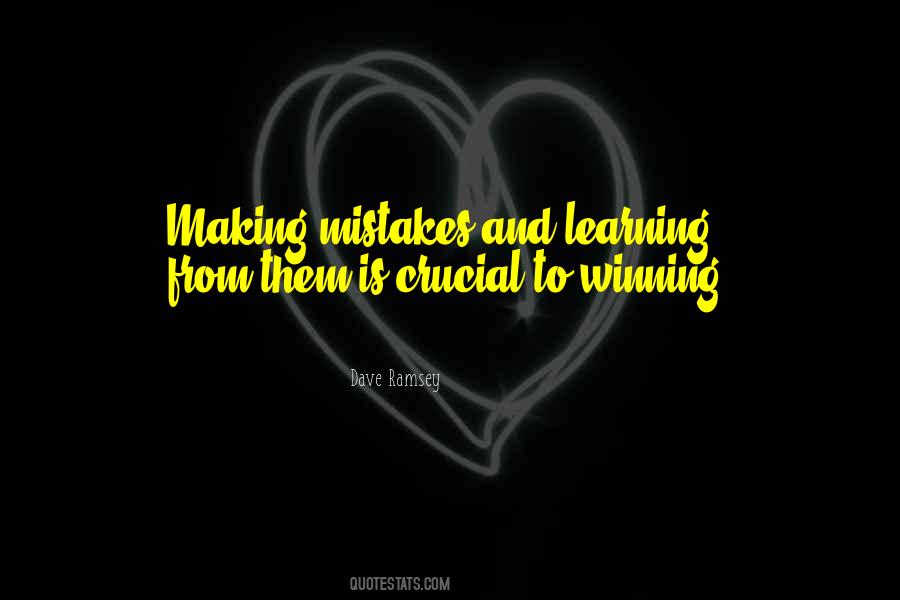 Quotes About Making Mistakes And Learning From Them #1362877