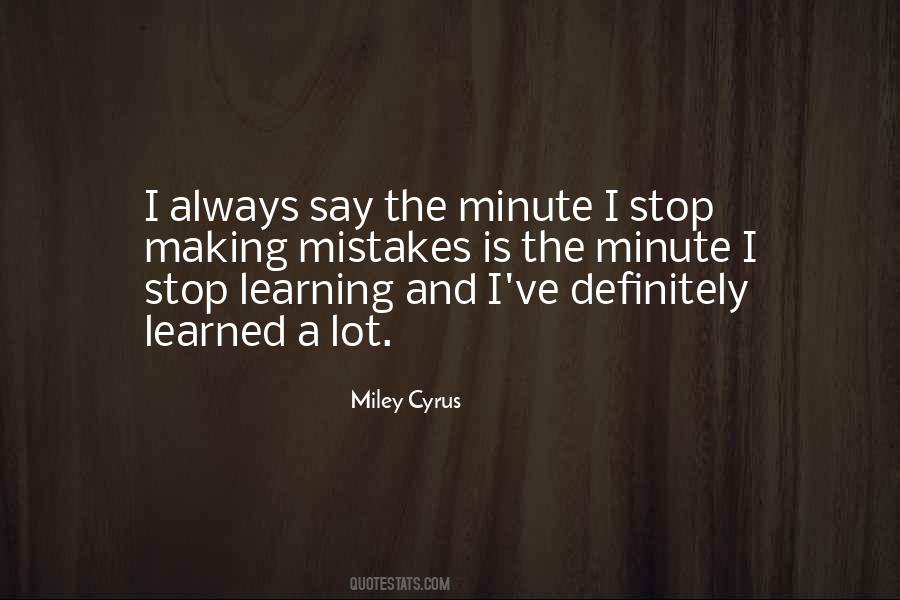 Quotes About Making Mistakes And Learning From Them #718916