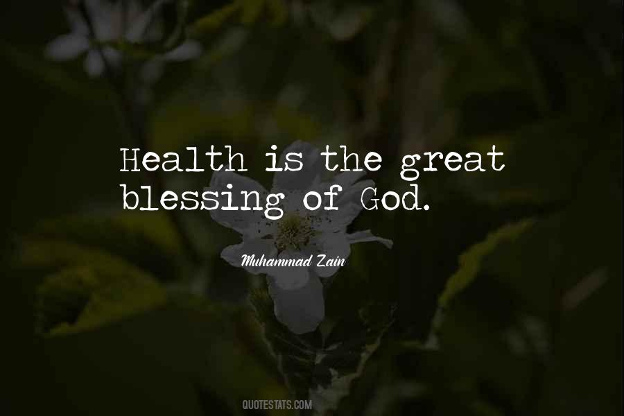 Quotes About Blessing Of God #1102029