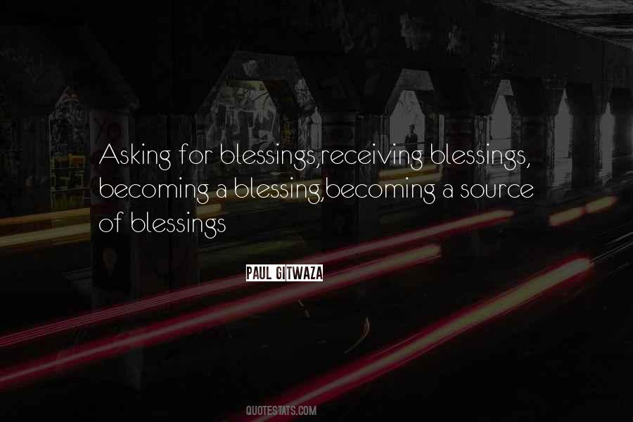 Quotes About Blessing Of God #121953