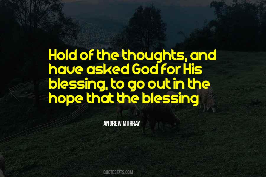 Quotes About Blessing Of God #33834