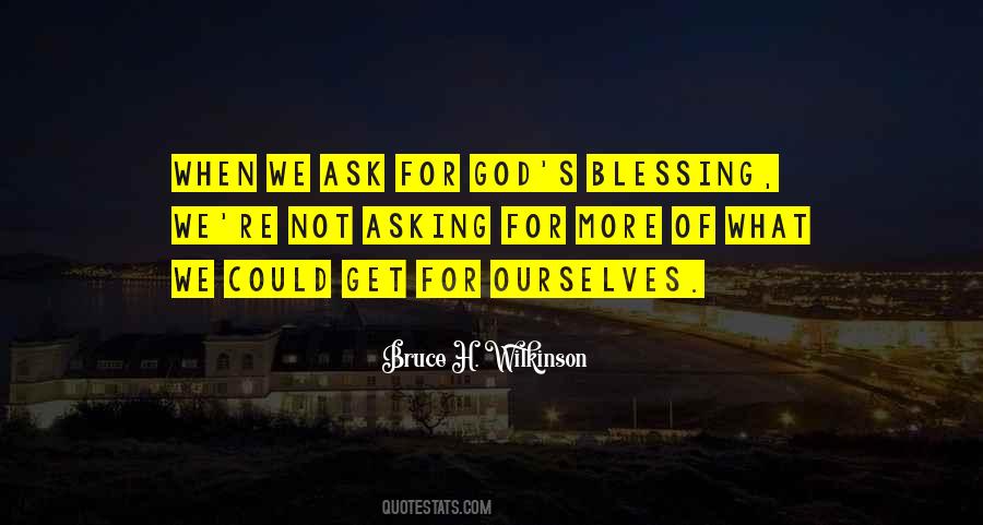 Quotes About Blessing Of God #54724