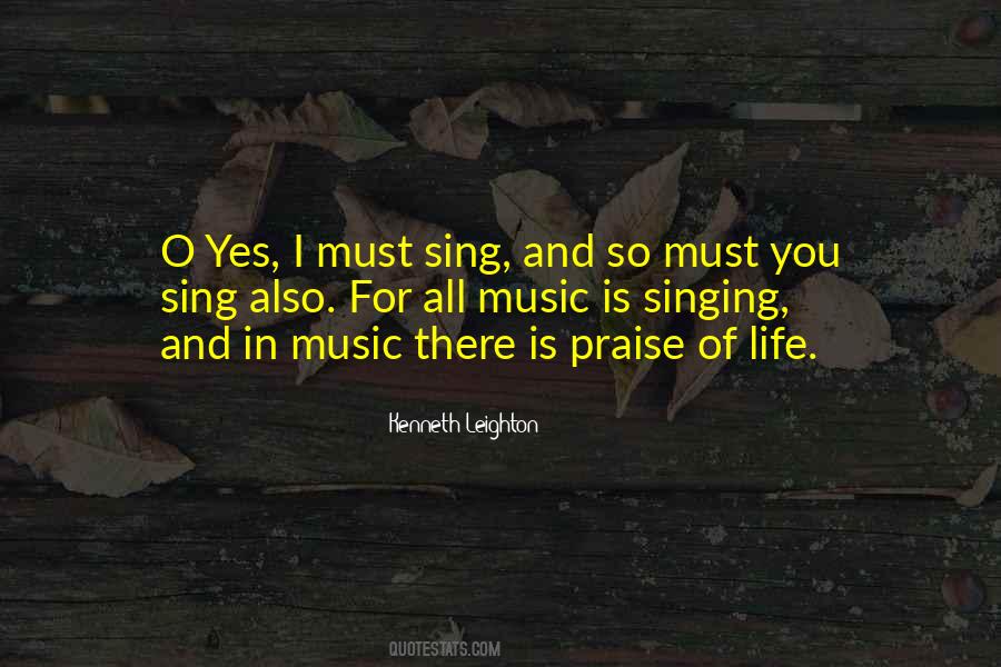 Quotes About Praise Music #1743018