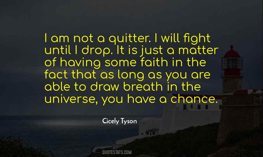 Not A Quitter Quotes #441536