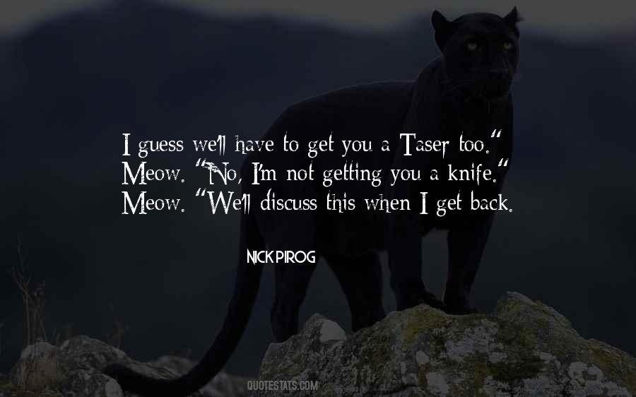 Quotes About Meow #498724