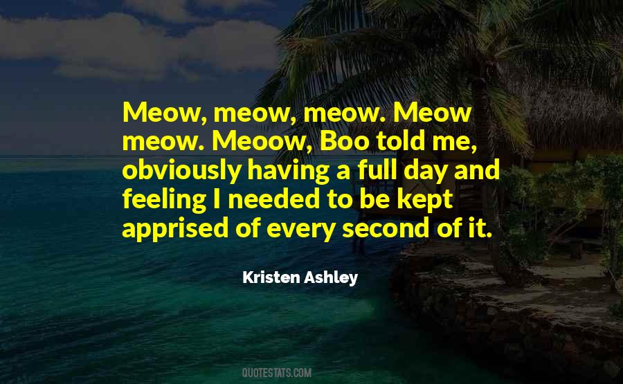 Quotes About Meow #890943