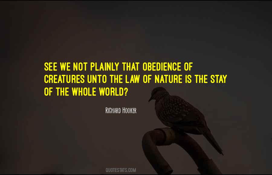 Quotes About Law Of Nature #1439893