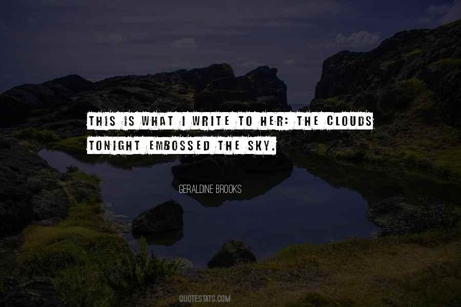 Clouds The Sky Quotes #472001