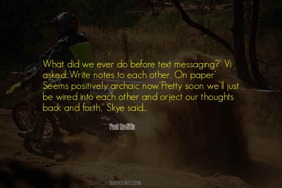 Quotes About Messaging Me #215490