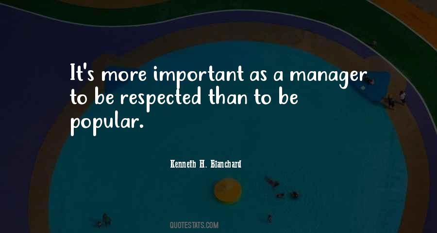 Quotes About A Manager #1144504