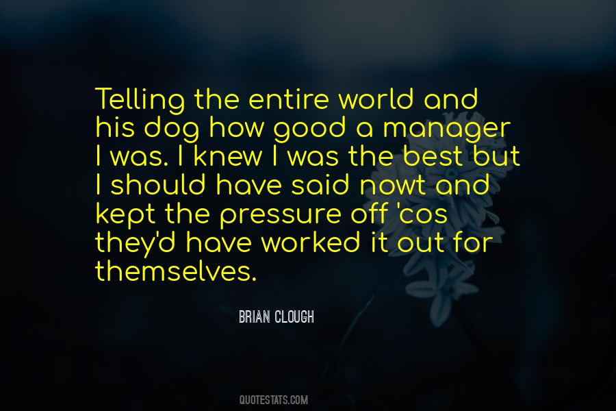 Quotes About A Manager #1319163