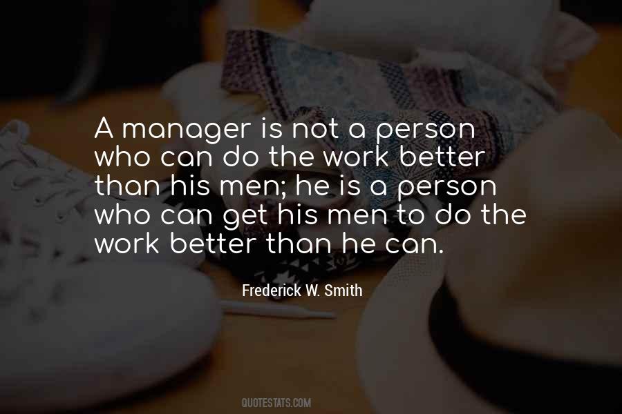 Quotes About A Manager #1358472